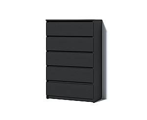 Комод Fabrik Home Havana 5 чёрный ясень