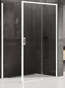 Cabina de dus New Trendy Prime White L Quadrant 120x90x200 Hinged D-0404A/D-0220B