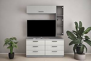 Living PS Y-9 (TV-1.2 m) 1.5 m Gri / Gri Deschis
