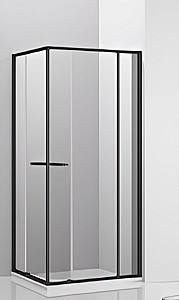Cabina de dus VLM GRSF 90x120x200 MATTE BLACK
