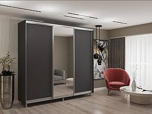 Dulap-cupe My-Style 2.3 x H2.4 m Pal + Oglinda Antracit