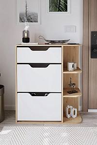 Обувница Bofigo 18-35-41 Oak/White
