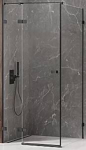 Cabina de dus New Trendy Avexa Black Rectangular L 100x80x200 Hinged EXK-1586