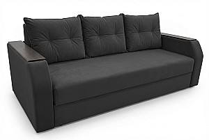 Canapea Aurus Clever 225 cm (tick-tac) Negru