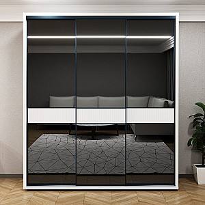 Dulap-cupe Bayro Bayro Murano 200x230x60 Alb