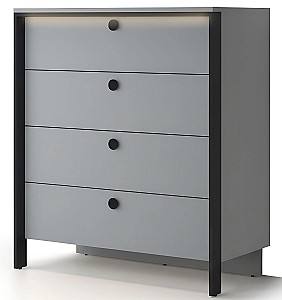 Комод Fabrik Home Clay 4Я Серый