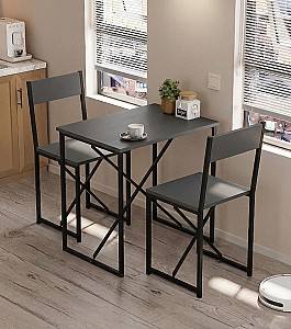 Набор стол и стулья Bofigo 34-03-08 Anthracite
