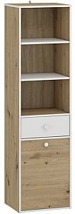 Dulap penal Yasen Ontario 484x1770x410 Stejar Artisan / Nimfea Alb