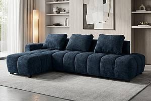Canapea coltar Elegant Style Ambasador (3.1x1.75 m) Albastru Închis
