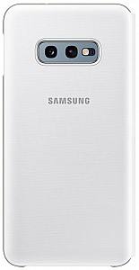 Чехол для телефон Samsung Original Galaxy S10E LED Flip Wallet White (127790)