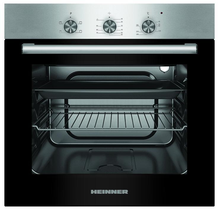 Духовой шкаф электрический Heinner HBO-S624LTG-IX
