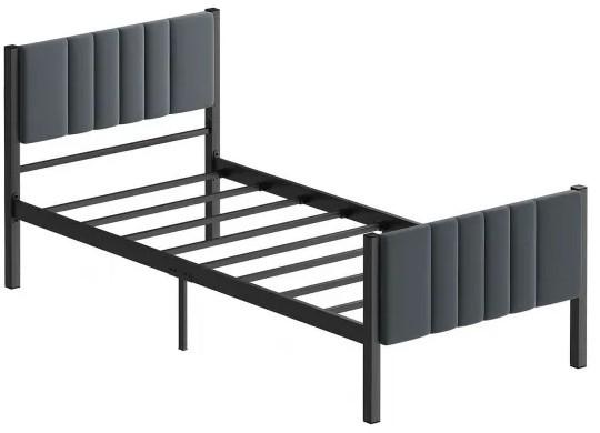 Кровать Trendy Lotus 100x200 см Антрацит