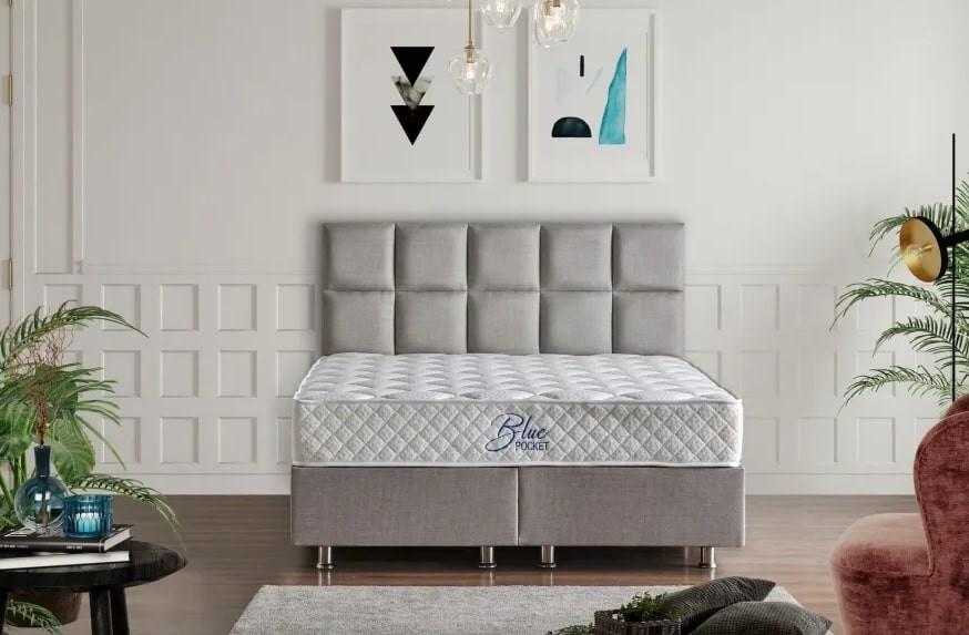 Saltea Trendy Blue Pocket 160x200 cm Alb