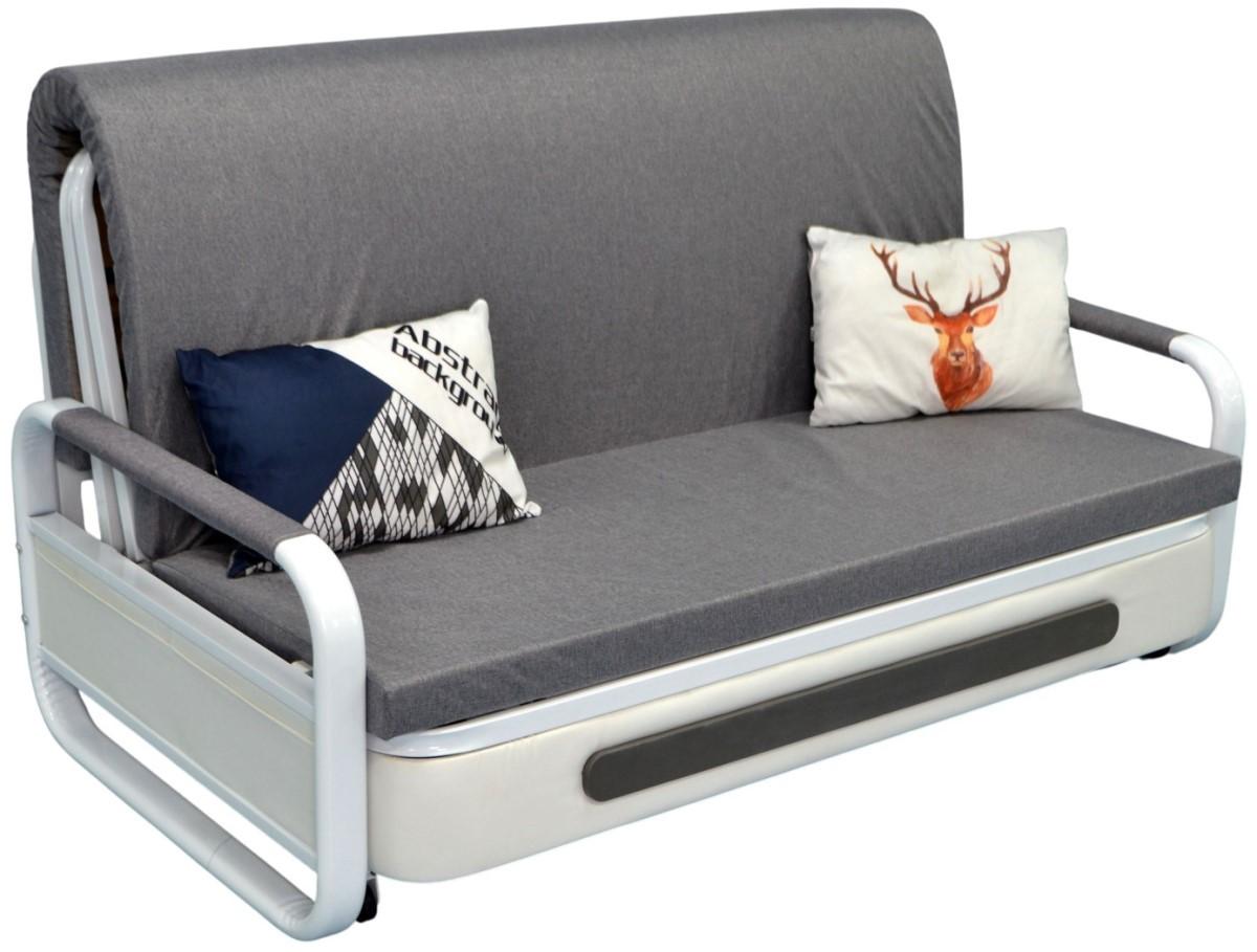 Диван Evelin Sofa 150 Белый / Серый