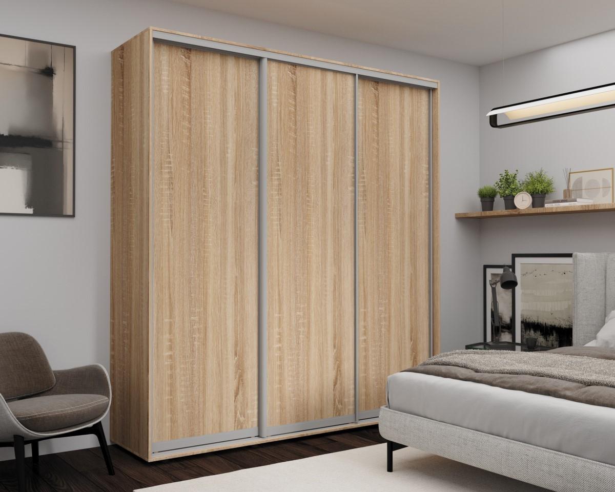 Шкаф-купе Nex Home ДСП (220x60x240 см) Сонома