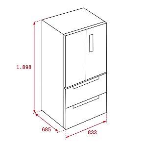 Frigider Teka RFD 77820 GBK