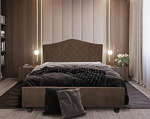 Pat Alcantara Diamond 160x200 Textile Dark Coffee