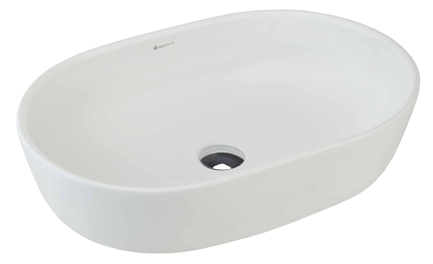 Lavoar baie Ege Vitrifiye KNIDOS White 60170