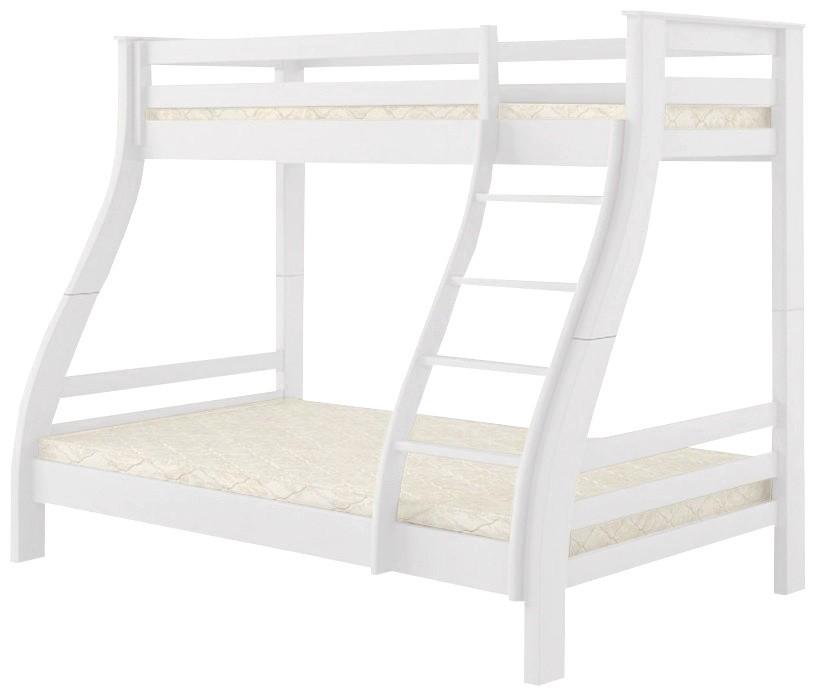 Pat copii MebiGrand Alaska 120х80х200 cm Alb