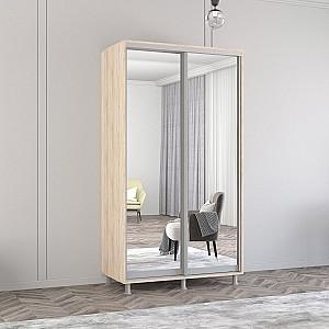 Dulap-cupe Mobildor Lux Aron 120 (2 oglinzi) Stejar Sonoma