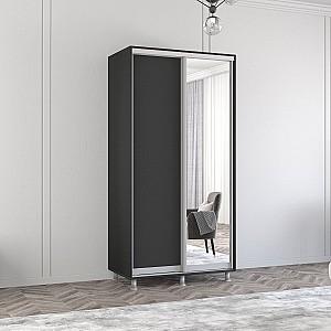 Dulap-cupe Mobildor Lux Aron 120 (1 oglinda, 1 Pal) Antracit