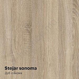 Dulap cu vitrina Fabrik Home Office-Line №3 Stejar Sonoma