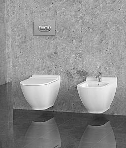 Buton de scurgere Bien Banyo Chrome lucios Dual Flush Retro