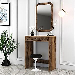 Masa de machiaj Trendy Lizbon Nuc (Maro)