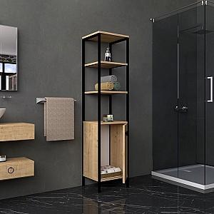 Dulap penal Trendy Derin Safir (Bej)/Antracit (Gri)