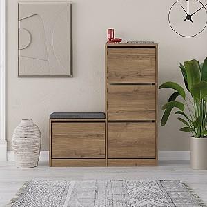Dulap pentru incaltaminte Trendy Oslo Hitit (Maro)