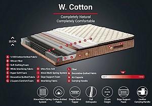 Saltea Trendy W Cotton 140x200 cm Alb Maro