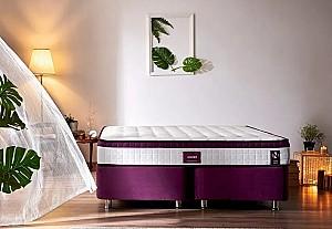 Saltea Trendy Violet 180x200 cm Alb / Violet