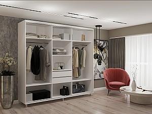 Dulap-cupe My-Style 2.3 x H2.4 m Pal Alb