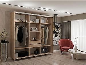 Dulap-cupe My-Style 2.3 x H2.4 m Pal Stejar Sonoma
