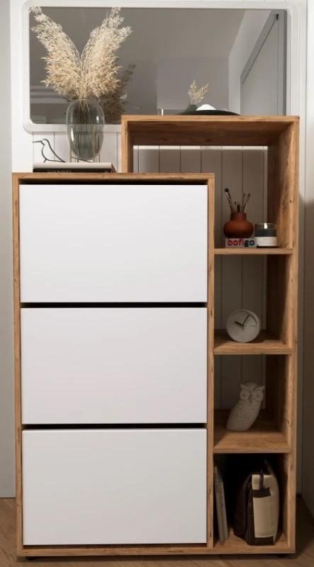 Dulap pentru incaltaminte Bofigo 18-04-21 Oak/White
