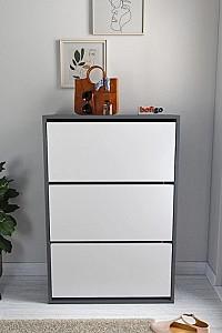 Dulap pentru incaltaminte Bofigo 18-03-81 Anthracite/White