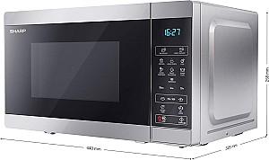 Cuptor cu microunde Sharp YC-MS02E-S