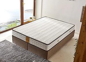 Saltea Trendy Visco Exclusive 160x200 Alb/Maro