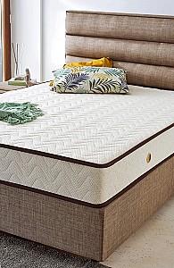 Saltea Trendy Visco Exclusive 160x200 Alb/Maro