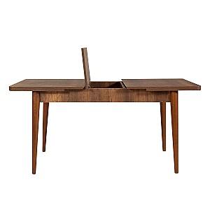 Set de masa si scaune Trendy Vina 1053 Nuc (Maro)/Antracit (Gri)