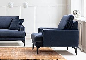 Fotoliu Trendy Papira Bleumarin (Albastru)
