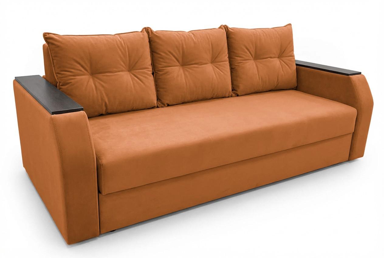 Canapea Aurus Clever 225 cm (tick-tac) Oranj