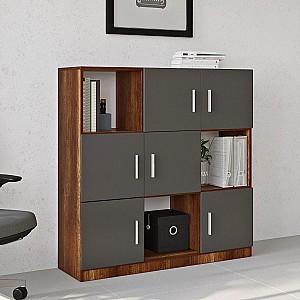 Comoda Trendy VO7-BA Nuc (Maro)/Antracit (Gri)