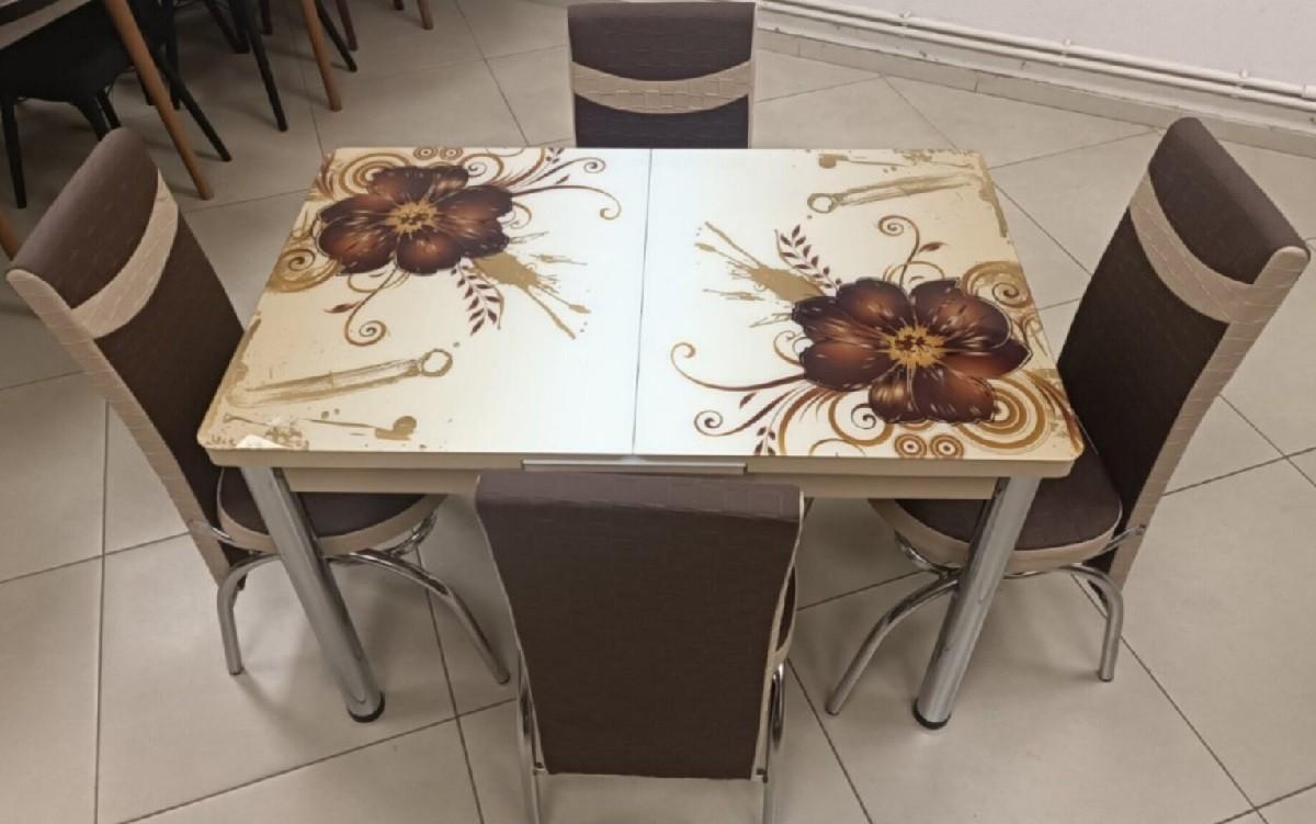 Set de masa si scaune Kelebek ES-34 (4 scaune)