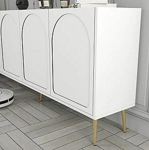 Comoda Trendy Lyon 80 Alb/Auriu