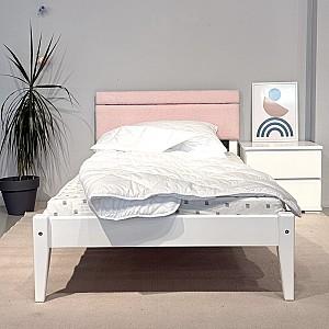 Pat MobiCasa L-158 90x200 Alb / Alpaca 61 (Roz)