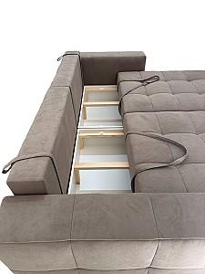 Canapea coltar StarM Neo2 (2.52x1.63 m / 2x1.63 m) Velur Gri
