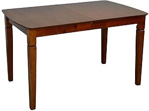 Set de masa si scaune Evelin HV-27V Burnish Oak + 4 scaune Wenyi Burnish Oak / Ekea12 Dark Brown