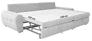Canapea coltar GABI Solar Aston 06 (Maro)